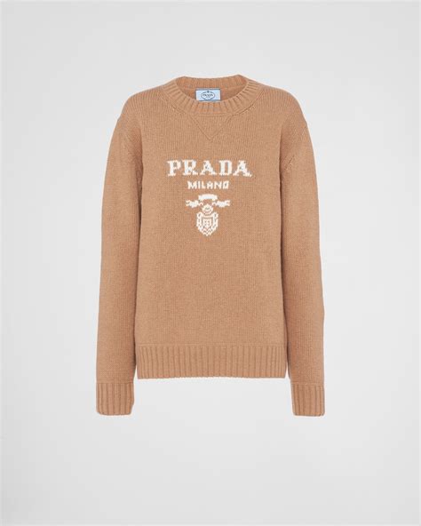 prada sweater pattern|Prada crew neck sweater.